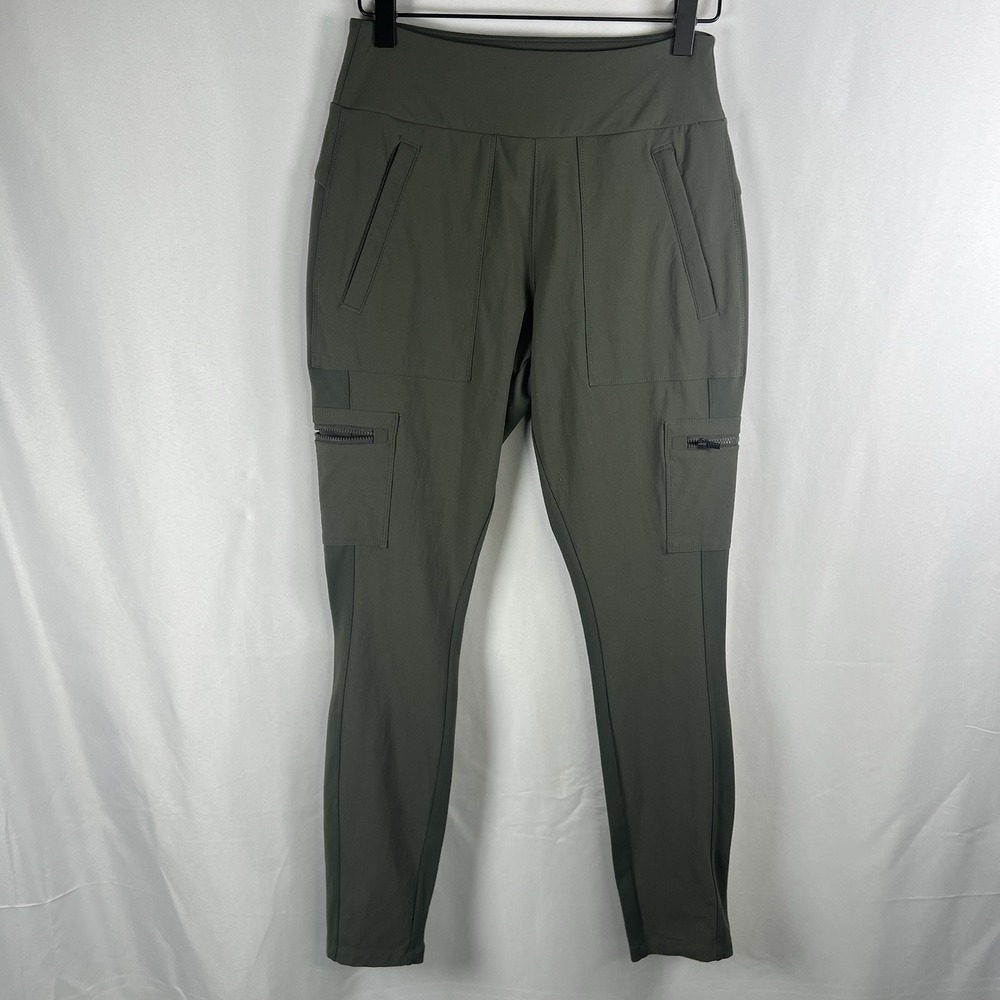 Athleta Headlands Hybrid Cargo LeggingsPants‎ Size 4 Green Color $108